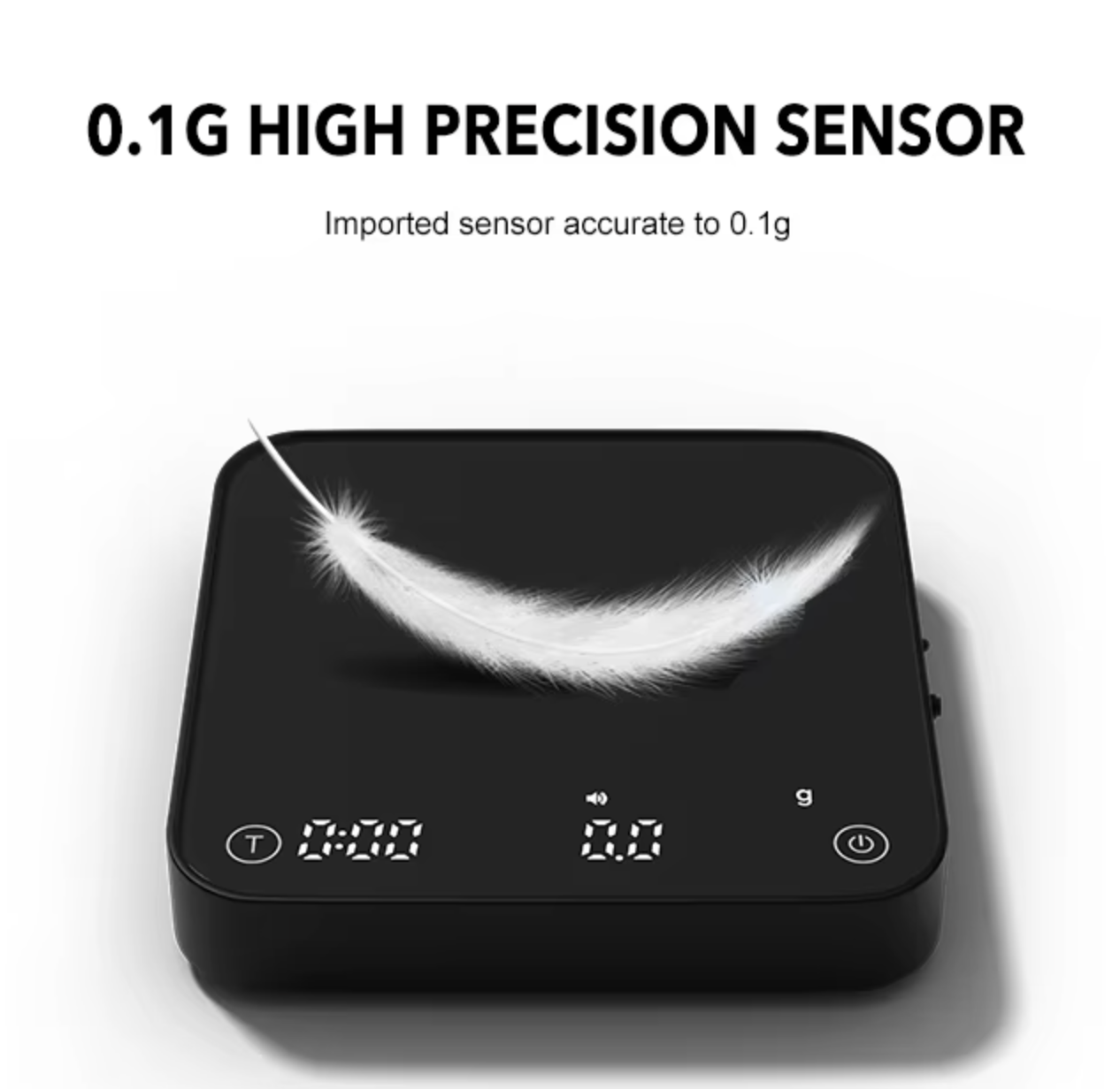 Rechargeable Coffee Scale with Timer