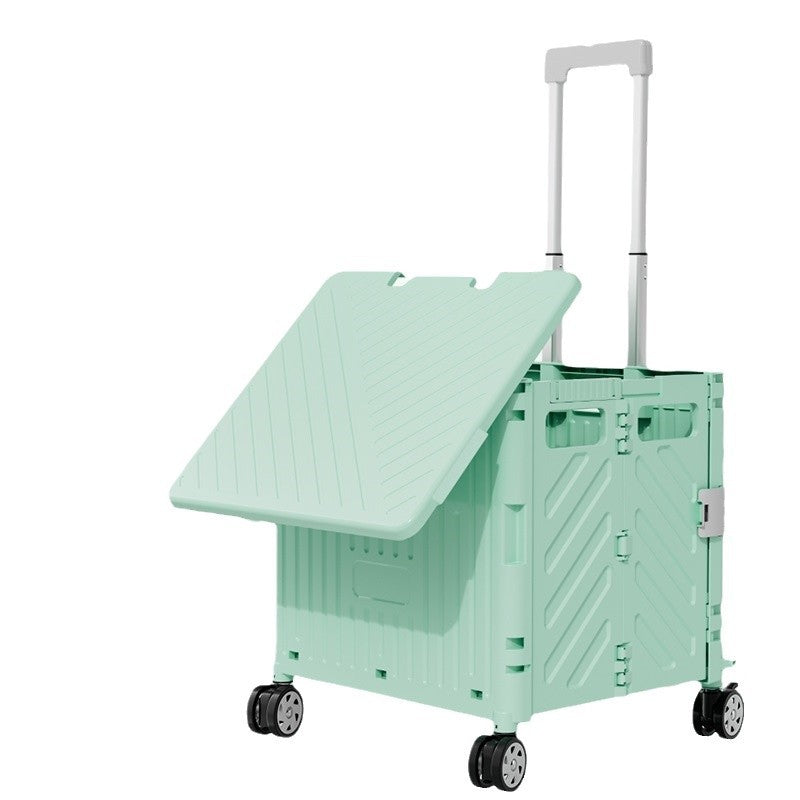 Portable folding trolley, home shopping cart, grocery shopping cart, trolley trolley, multi-functional cargo trailer