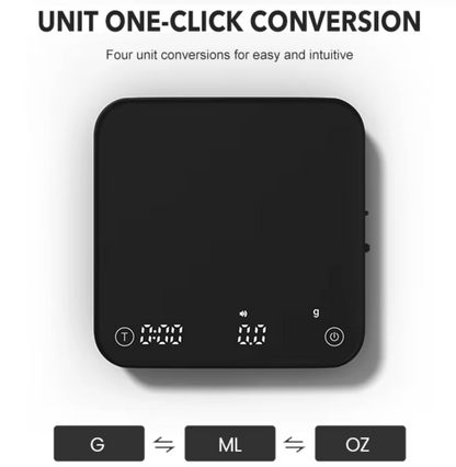 Rechargeable Coffee Scale with Timer