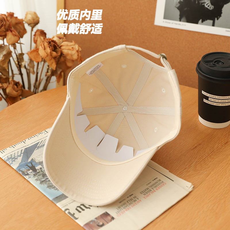 Naked big head circumference plus size baseball caps for men and women solid color soft top versatile sunhat four seasons style cap wholesale