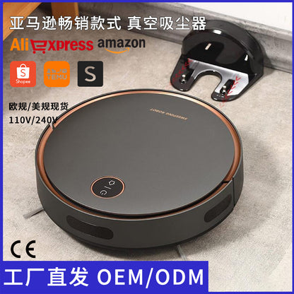 Cross-border 110V Amazon Robot Vacuum Cleaner Smart 240V Household Automatic 3-in-1 Vacuum Cleaner Wholesale