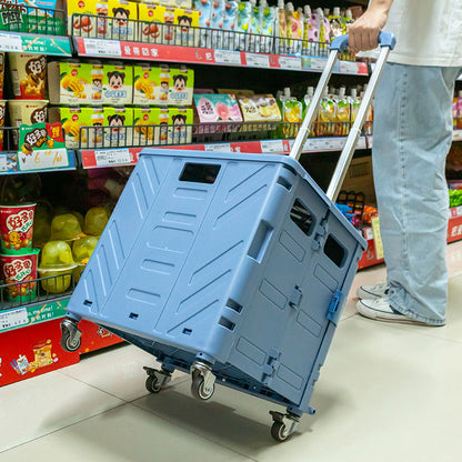 Household light shopping cart, grocery cart, small cart, trolley driver, pull cart, small trailer, set up a stall to get express artifacts