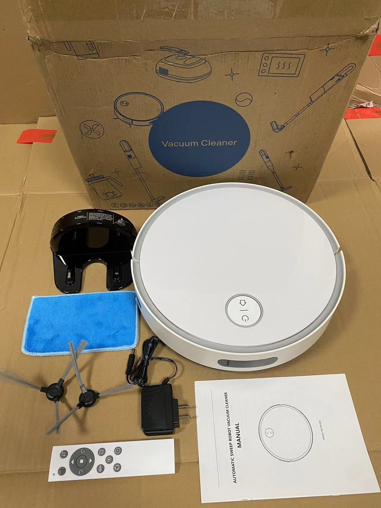 Cross-border 110V Amazon Robot Vacuum Cleaner Smart 240V Household Automatic 3-in-1 Vacuum Cleaner Wholesale