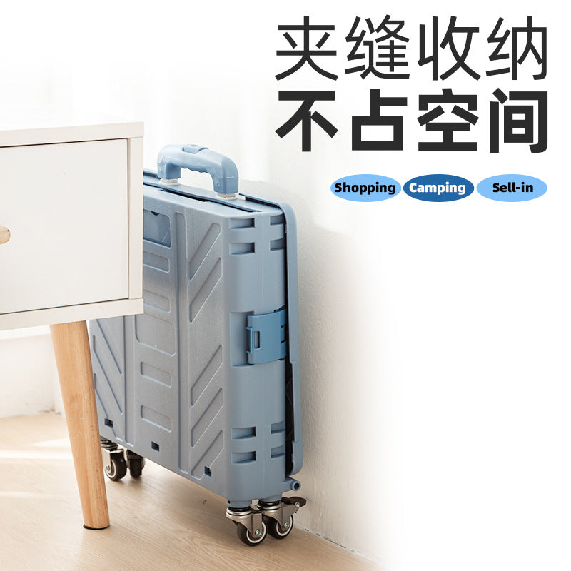Household light shopping cart, grocery cart, small cart, trolley driver, pull cart, small trailer, set up a stall to get express artifacts