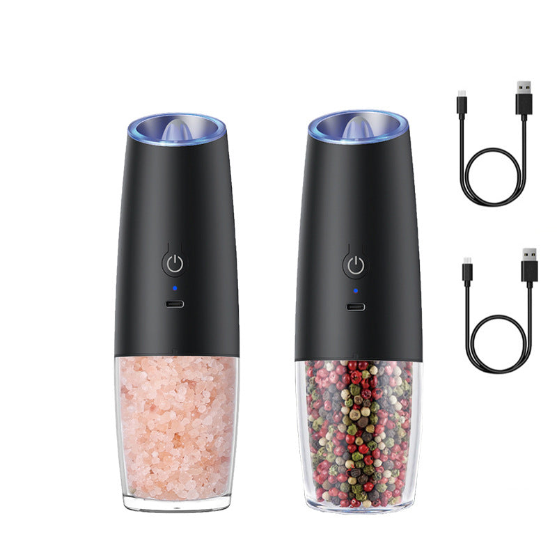 Electric Salt and Pepper Grinder Set