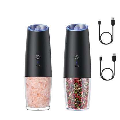 Electric Salt and Pepper Grinder Set
