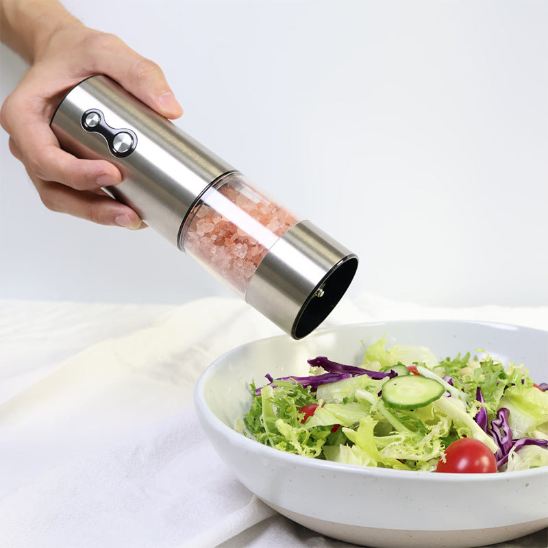 Stainless Salt and Pepper Grinder 2-speed