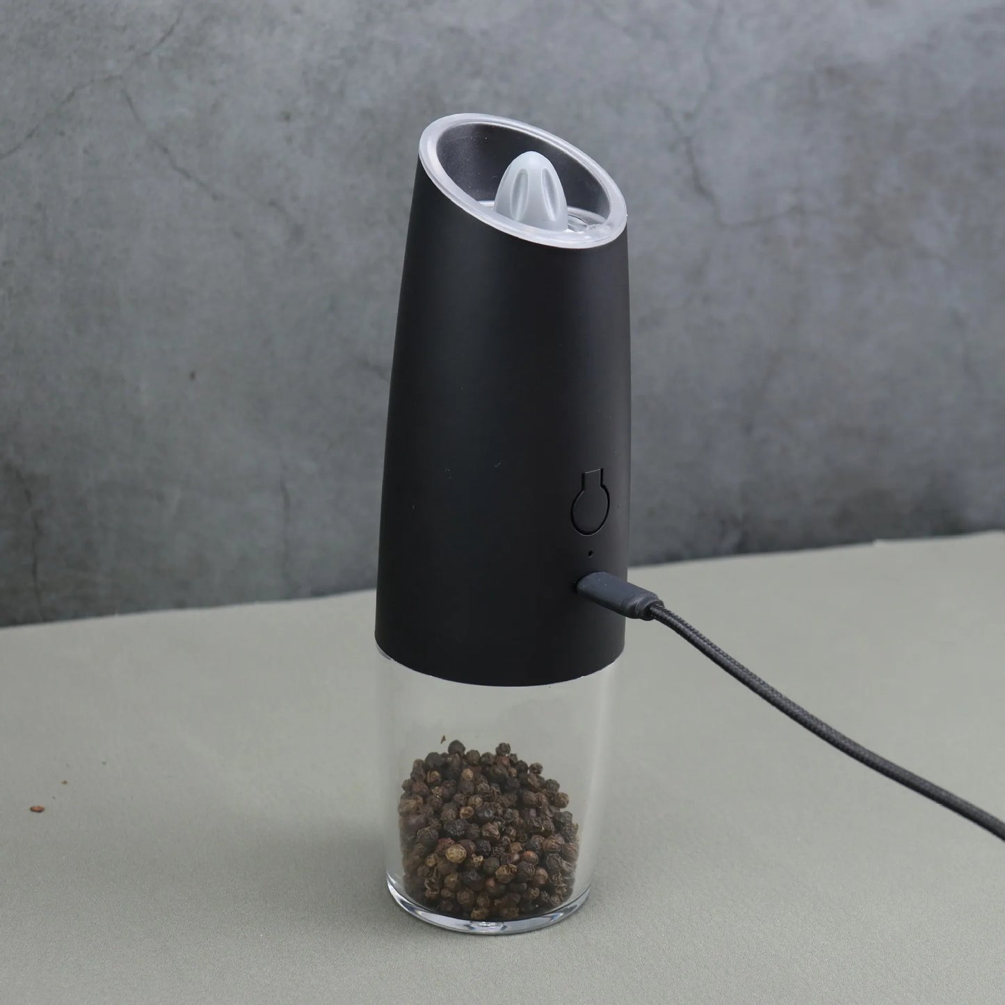 Electric Salt and Pepper Grinder Set