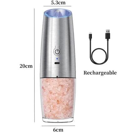 Electric Salt and Pepper Grinder Set