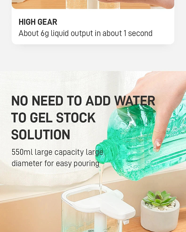 Automatic Soap Dispenser Rechargeable 18.6 O.z. (Free Shipping 🇺🇸 🇦🇺 🇬🇧  🇩🇪)
