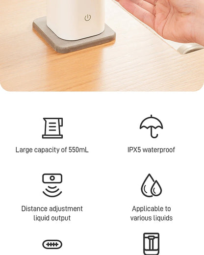 Automatic Soap Dispenser Rechargeable 18.6 O.z. (Free Shipping 🇺🇸 🇦🇺 🇬🇧  🇩🇪)